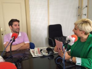 Alberto entrevistado en Espacio Juncaril